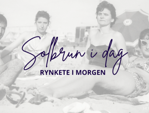 Solbrun i dag rynkete i morgen - solfaktor er beste ansiktskrem mot rynker